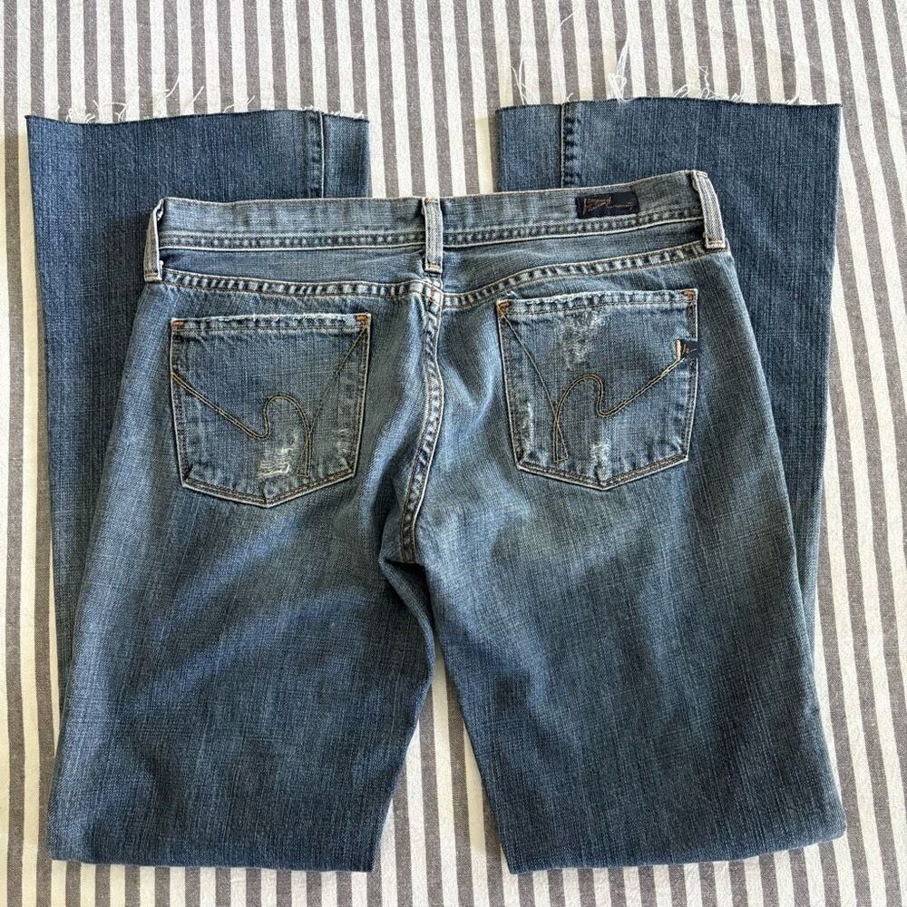 Citizens Of Humanity Medium Blue Bootcut Jeans
